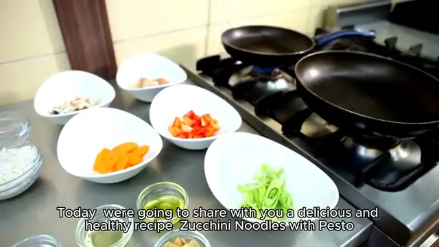 Video thumbnail for Zucchini Noodles with Pesto