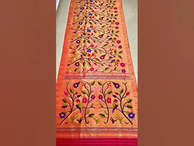 Video thumbnail for Majestic Allover Paithani Saree ✨ | Traditional Royal Look#paithani #indianattire #saree