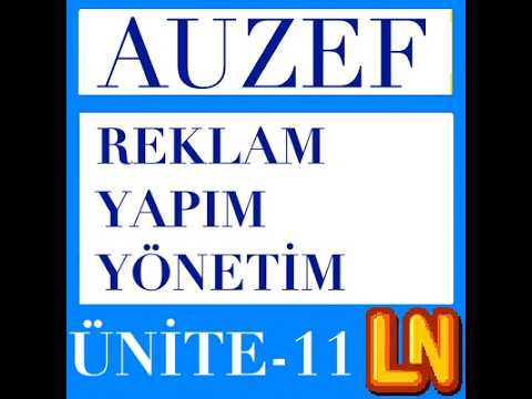 Video thumbnail for Reklam Yapım Yönetimi Ünite 11: İşletmelerde Reklam Soruları