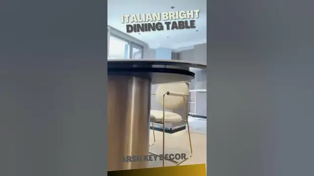Video thumbnail for Italian Bright Dining Table | Dining Room Furniture #shorts