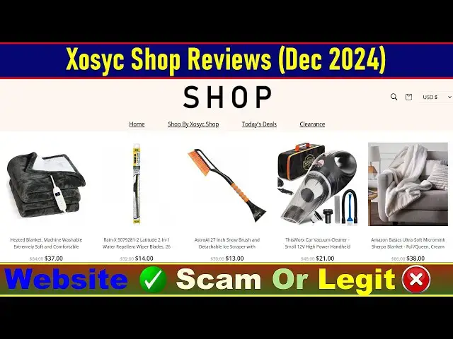 Video thumbnail for Xosyc Shop Reviews Consumer Reports: Before Buy Check Xosyc Is Scam Or Legit? | Product Review