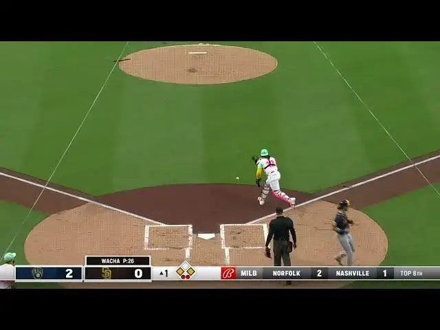 'Video thumbnail for Luke Voit CRANKS a RBI Single! | Milwaukee Brewers | 4/14/2023'