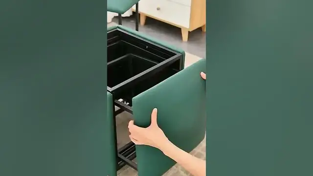 Video thumbnail for Space Saving Seating  5 in 1 Stools in Action | Furniture #shorts