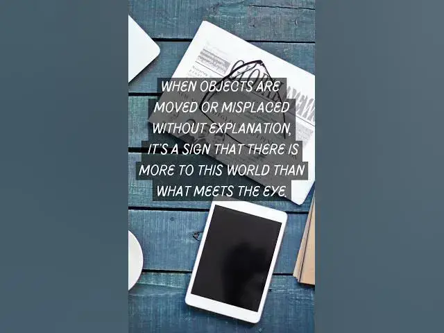 Video thumbnail for ANGELS IN YOUR HOUSE (Sign 1111 Objects moved or misplaced without explanation)