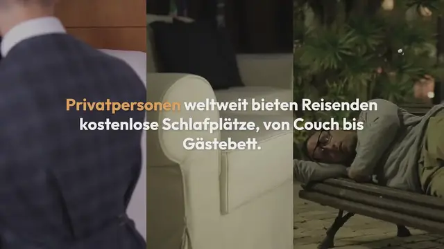 Video thumbnail for Couchsurfing – So kannst Du weltweit kostenlos übernachten
