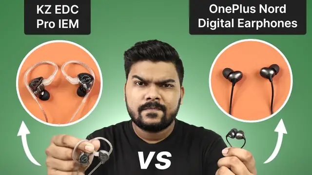 'Video thumbnail for KZ EDC Pro IEM vs OnePlus Nord Digital Earphones: Which is Better Under ₹1000?'
