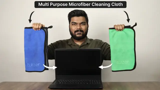 Video thumbnail for Multi Purpose Microfiber Cleaning Cloth for Laptop & Other Electronics