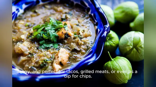 Video thumbnail for tomatillo recipe