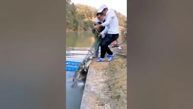 Video thumbnail for chinese net fail #fishingfail #fails