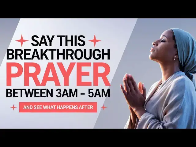 Video thumbnail for HOW TO PRAY BETWEEN 3AM AND 5AM | THE SECRET POWER OF 3 AM PRAYER REVEALED!