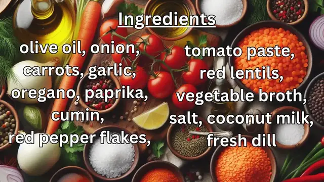 Video thumbnail for Red Lentil Soup