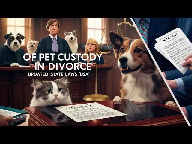 Video thumbnail for Custodia de mascotas en un divorcio: Leyes estatales actualizadas (USA)