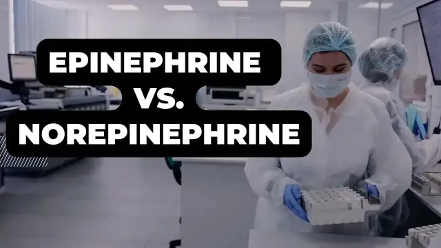 Video thumbnail for Epinephrine vs  Norepinephrine: video blog
