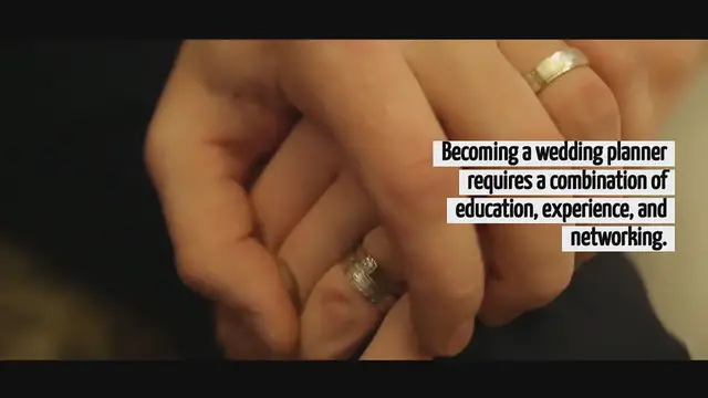 Video thumbnail for How To Become A Wedding Planner
