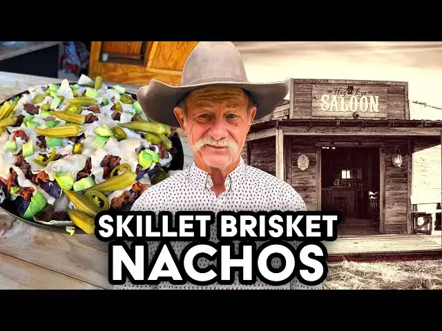 'Video thumbnail for The Evolution of Saloon Food of the Old West | Skillet Brisket Nachos'