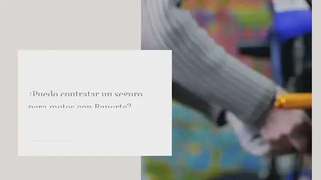Video thumbnail for ¿Puedo contratar un seguro para motos con Banorte?