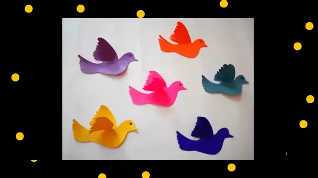 Video thumbnail for Paper Bird Craft