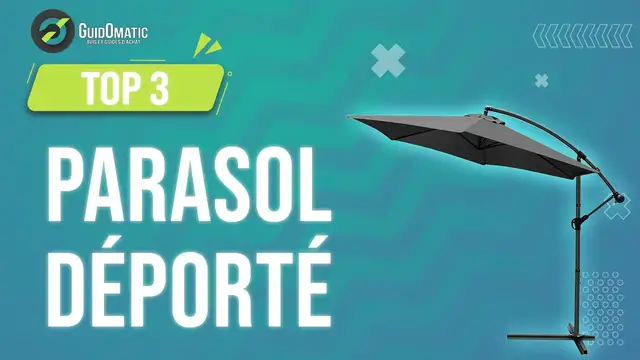 Video thumbnail for ⭐️ MEILLEUR PARASOL DÉPORTÉ (2022) - Comparatif & Guide d'achat