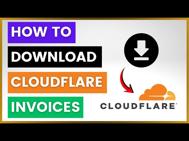 Video thumbnail for How To Download Cloudflare Invoices? [in 2025]