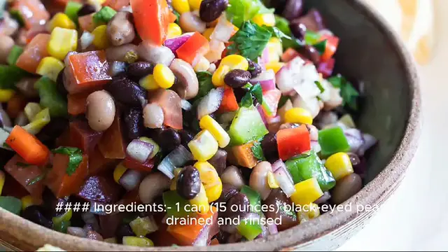 Video thumbnail for texas caviar recipe