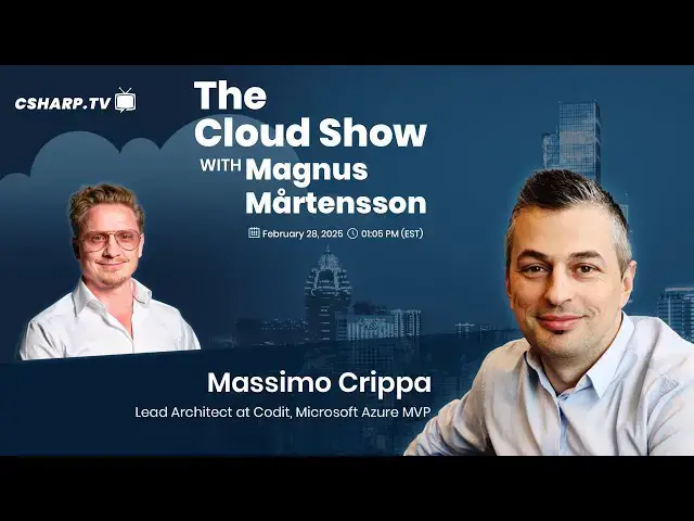 'Video thumbnail for The Cloud Show with Magnus Mårtensson ft. Massimo Crippa - Ep: 63'