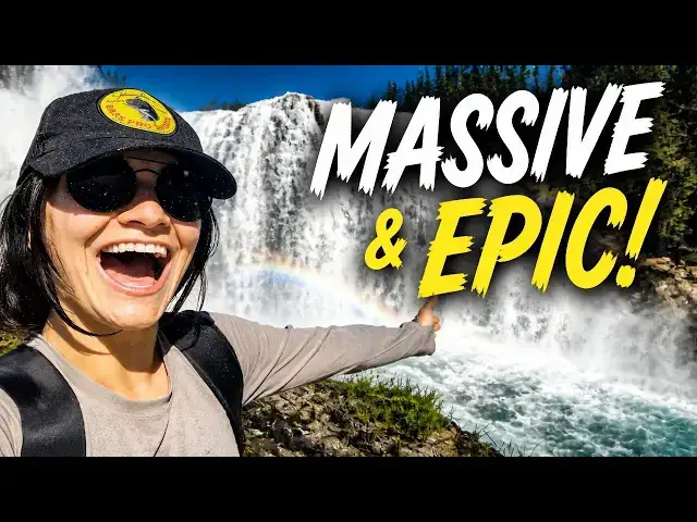 Video thumbnail for Is this the Best Waterfall in British Columbia?? | MASSIVE Glacial Waterfalls at Wapta Falls