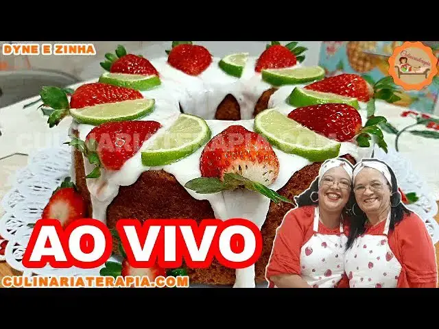 Video thumbnail for Bolo Caseiro com Morango e Limão - Sobremesa Super Fácil e Econômica