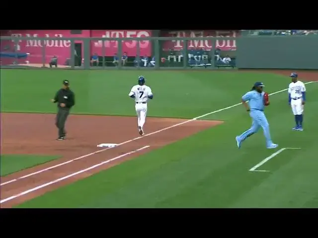 'Video thumbnail for Vladimir Guerrero Jr MAKES a Diving Catch and Putout to End the Inning! | Blue Jays | 4/4/2023'