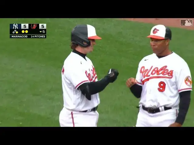 'Video thumbnail for Adley Rutschman KNOCKS a RBI Single, Scoring Jorge Mateo! | Baltimore Orioles | 4/7/2023'