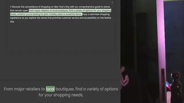 Video thumbnail for 1. Discover the convenience of shopping on New Year's Day with our comprehensive guide to stores that remain open. From major retailers to local boutiques, find a variety of options for your shopping needs, whether you're looking for post