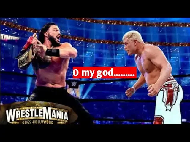 'Video thumbnail for WWE Roman Reigns Vs Cody Rhodes Undisputed WWE Universal Championship WrestleMania 39'