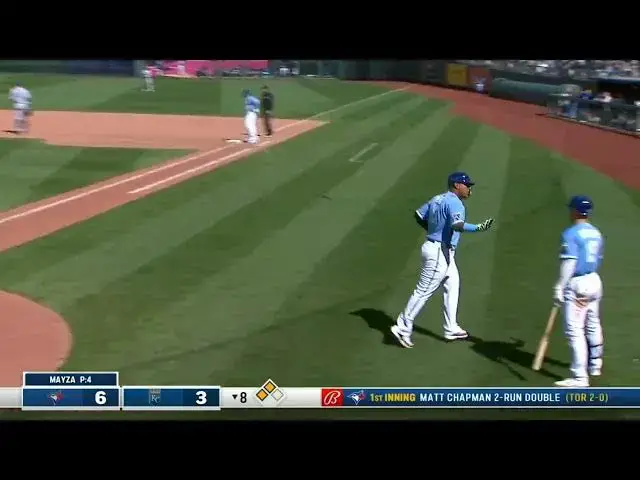 'Video thumbnail for Edward Olivares KNOCKS a RBI Double, Scoring Salvador Perez! | Kansas City Royals | 4/6/2023'