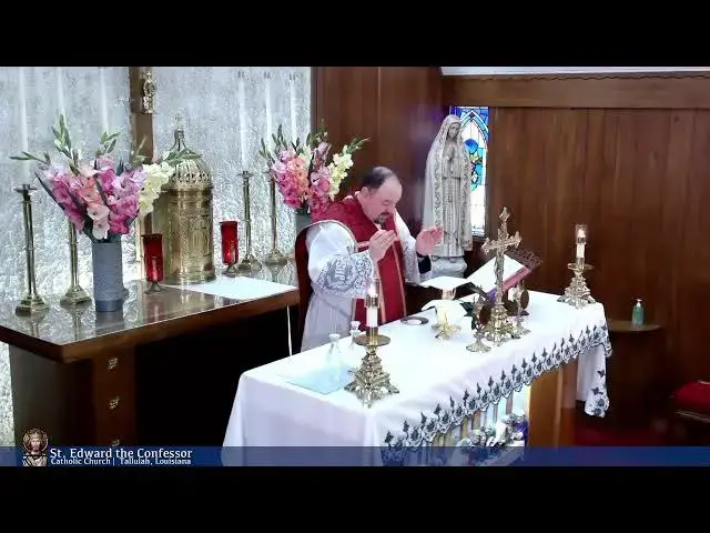 Video thumbnail for Holy Mass from St Edward the Confessor in Tallulah 06-30-2023