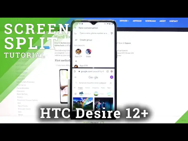 Video thumbnail for How to Enter Split Screen on HTC Desire 20+ - Create Double Screen