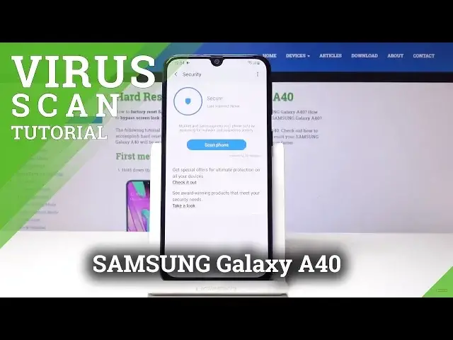 'Video thumbnail for How to Perform Virus Scan in Samsung Galaxy A40 - Detect Malware'
