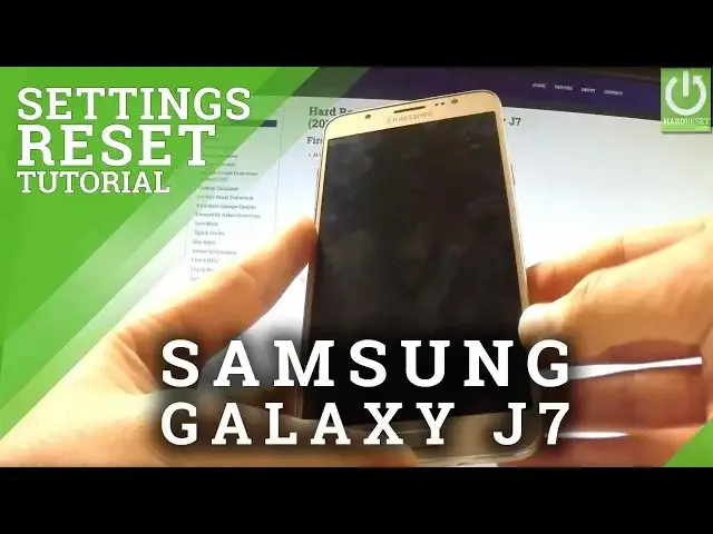'Video thumbnail for How to Reset Settings in SAMSUNG Galaxy J7 (2016) - Restore Settings'