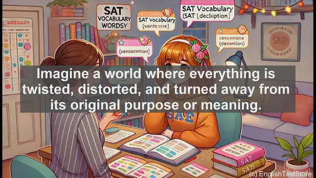 Video thumbnail for 5000 Must Know SAT Vocabulary - Perversion: Exploring the Twists and Turns of Language