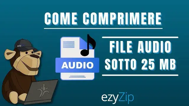'Video thumbnail for Comprimi file audio inferiori a 25 MB online (guida semplice)'