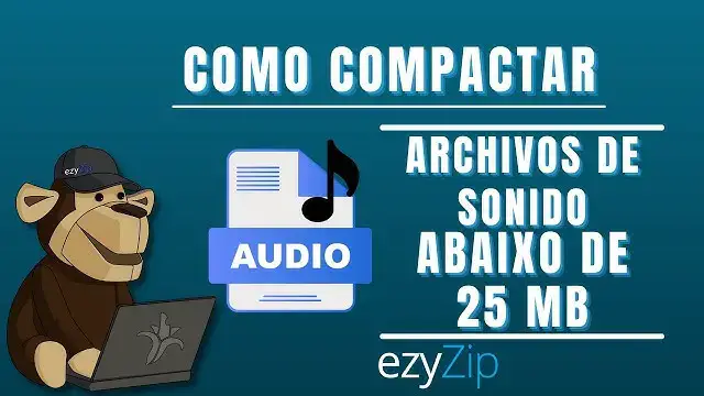 'Video thumbnail for Compactar arquivos de áudio abaixo de 25 MB online (guia fácil)'