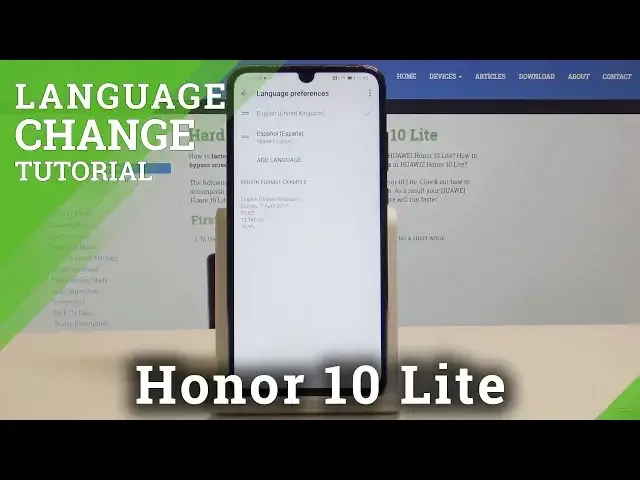 Video thumbnail for How to Change Language in Honor 10 Lite - List of Languages