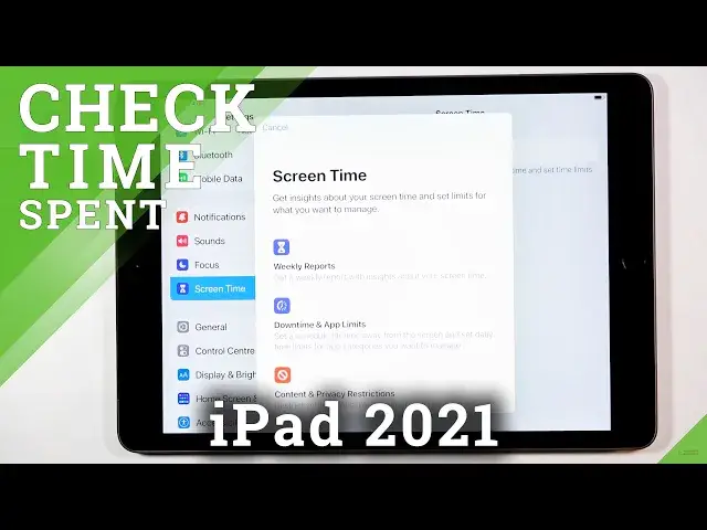 Video thumbnail for How to Check Total Screen Time on iPad 9th Gen - Enter Screen Time Panel