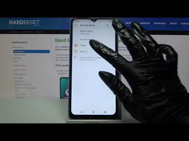 'Video thumbnail for How to Connect Motorola Moto G30 via Bluetooth - Connection Settings'
