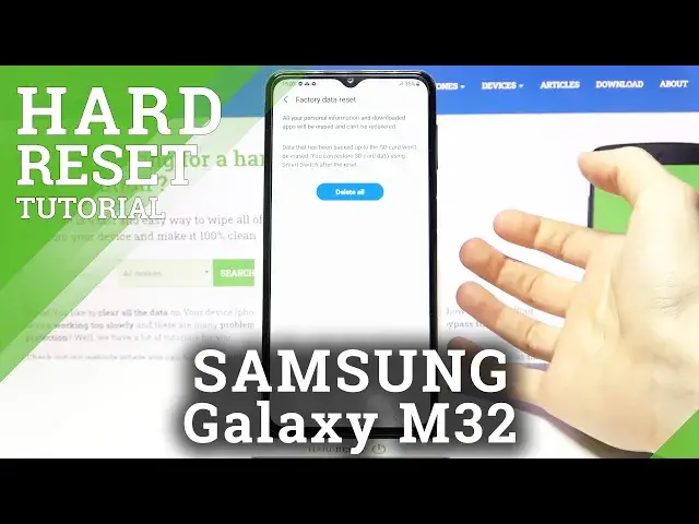 'Video thumbnail for How to Factory Reset SAMSUNG Galaxy M32 – Erase Personal Data & Customized Settings'