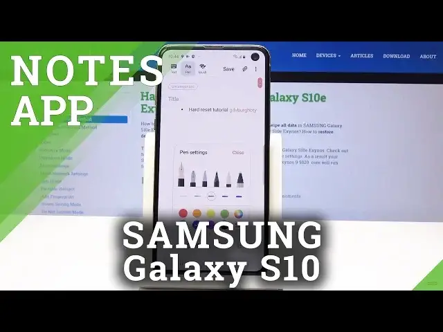 'Video thumbnail for How to Use Samsung Notes / Create Reminder in SAMSUNG Galaxy S10'
