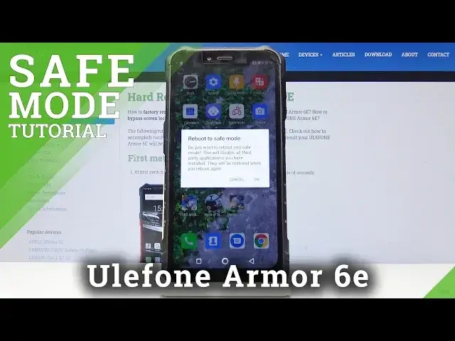 'Video thumbnail for How to Open Safe Mode in Ulefone Armor 6e - Diagnose Third-Party Apps'