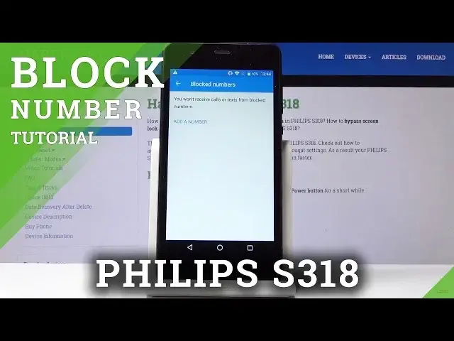'Video thumbnail for How to Block Number in PHILIPS S318 - Block Texts & Calls'