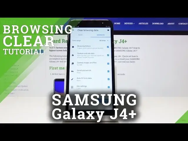 Video thumbnail for SAMSUNG Galaxy J4+ How to Clear Browsing Data / Delete Browser History