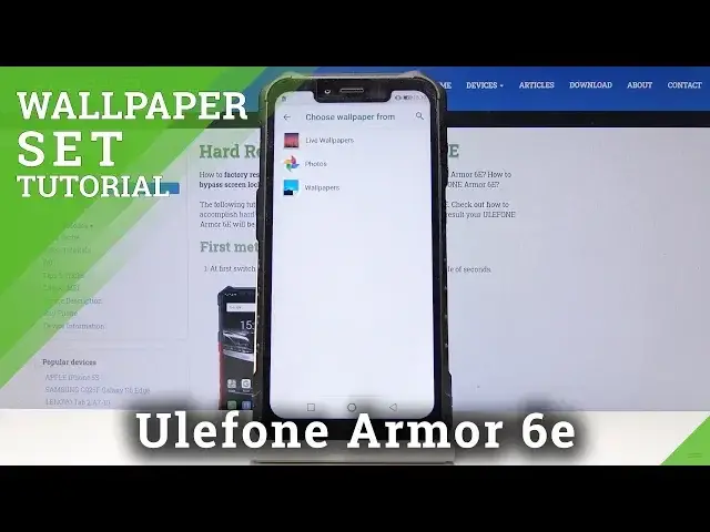 Video thumbnail for How to Personalize Desktop in Ulefone Armor 6E - Change Wallpaper