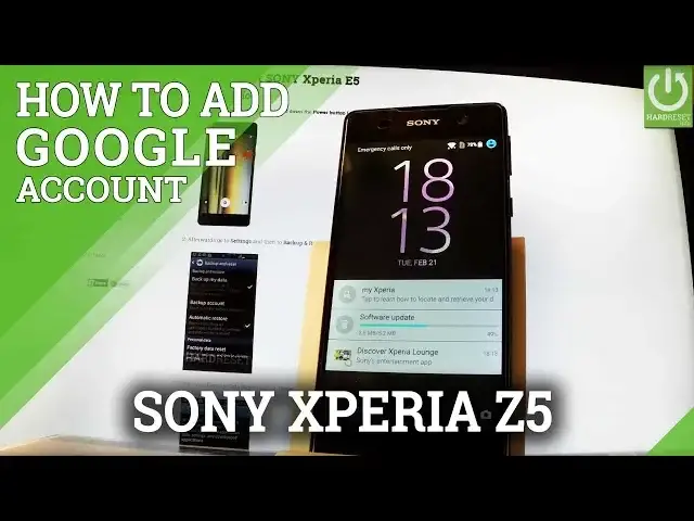 'Video thumbnail for How to Add Google Account in SONY Xperia E5 - Account Settings'