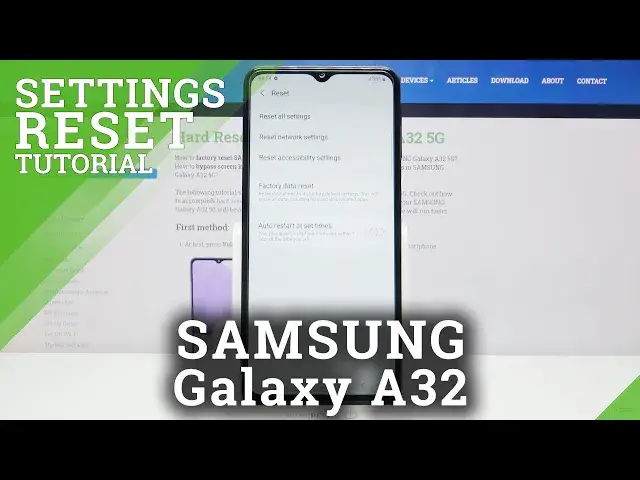 'Video thumbnail for SAMSUNG Galaxy A32 Erase All Content & Restore Setting Defaults'
